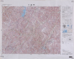 作品：「尾根・谷線図 １：２５，０００「三段峡」」