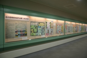 写真：地図と測量の科学館作品展示風景５