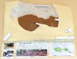 作品：牛塚２号墳の墳丘模型