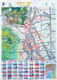 作品：土だって虫だって生きている! ～土の呼吸量と土壌動物調査MAP～