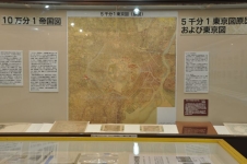 写真:5千分1東京図原図(フランス式彩色図)
