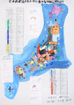 作品：日本の都道府県の形を色々な物に例えよう