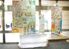 国土交通省１Ｆロビー作品展示風景３