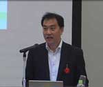 長谷川氏発表時の写真