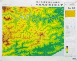 作品：「高度分布図：桜谷」