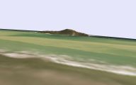 1204撮影西之島から新島を望む