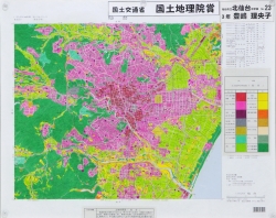作品：土地利用図：仙台