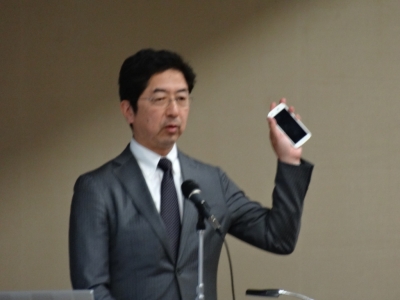 写真：宮地参事官挨拶