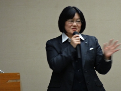 写真：北海道・甲谷氏の講演