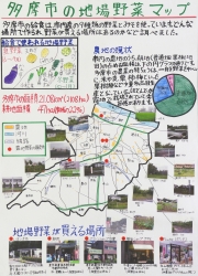 作品：多摩市の地場野菜マップ