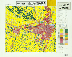 作品：土地利用図（帯広）