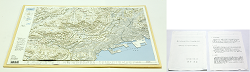 作品：佐伯区の立体地図模型