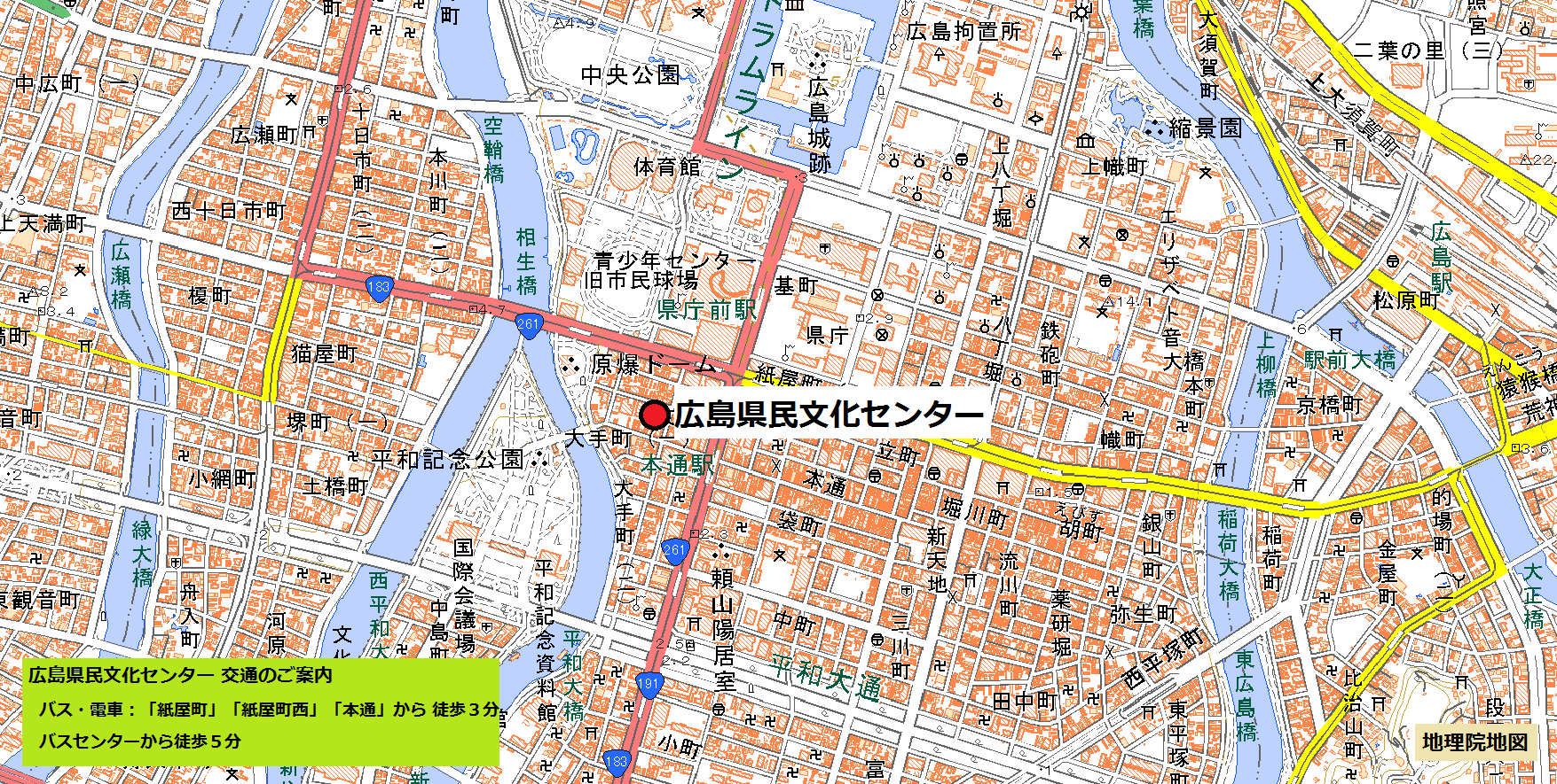 講演会会場の案内図