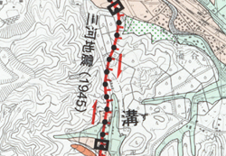地震断層の画像