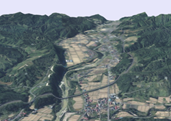 谷底平野の画像