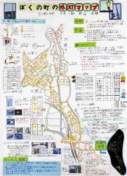 作品：ぼくの町の外灯マップ