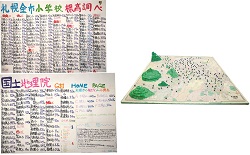 作品：札幌全市小学校標高調べ