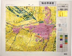 作品：土地利用図「帯広」