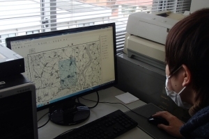 写真：旧版地図の閲覧体験