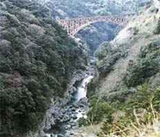 峡谷の様子