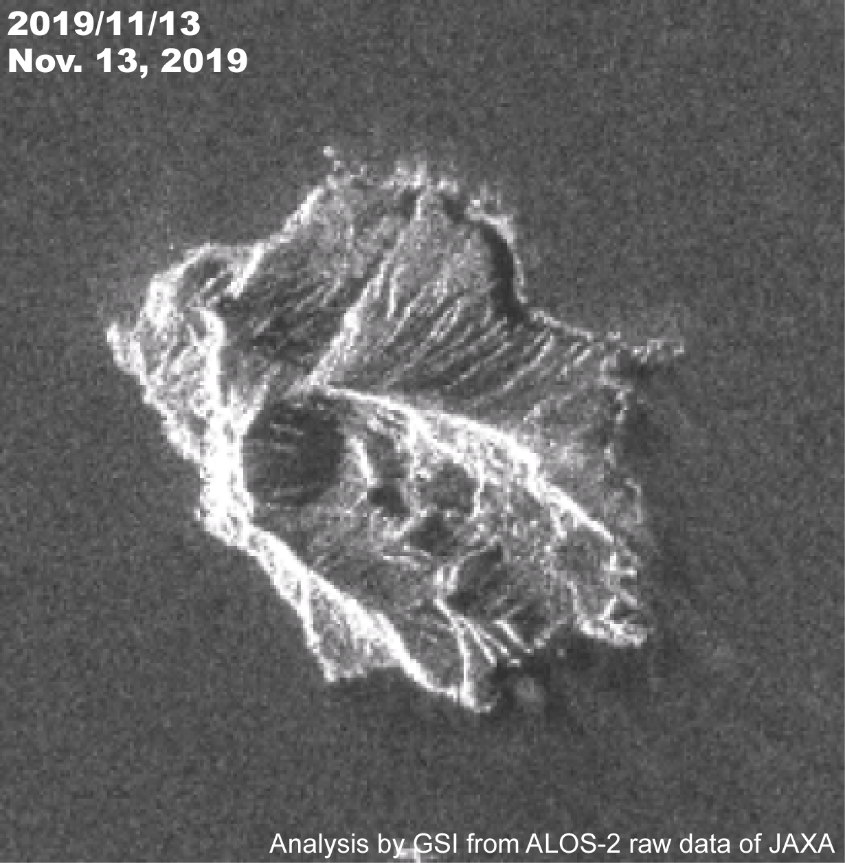 Animation of SAR intensity image