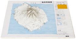 作品：地図模型「利尻」