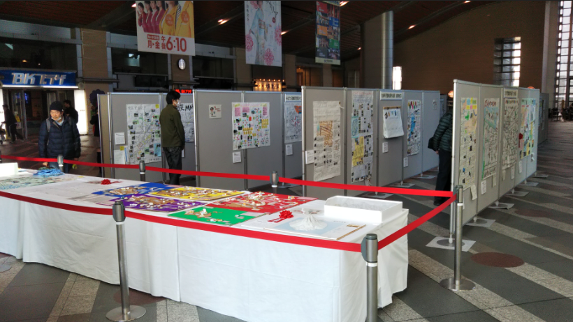 作品展示場の全体写真