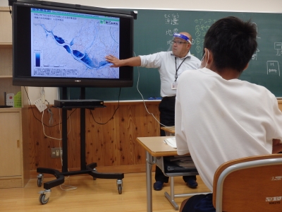 写真:浸水推定図の紹介