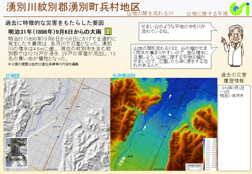 湧別川紋別郡湧別兵村地区特性図1
