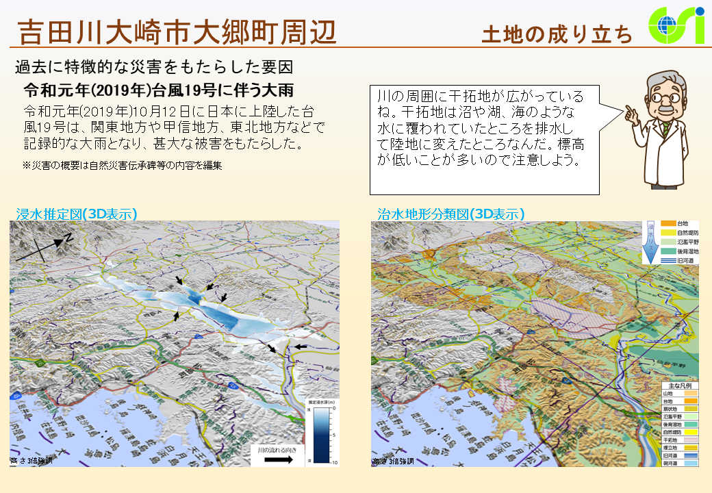 吉田川大崎市大郷町周辺周辺特性図2