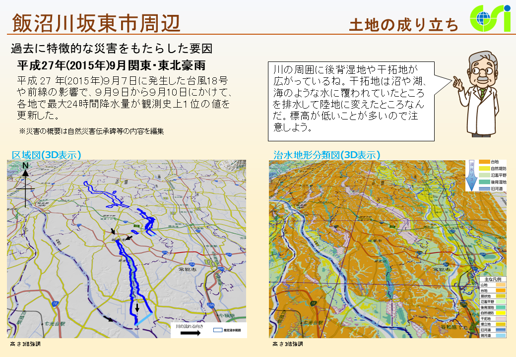 飯沼川坂東市周辺特性図2