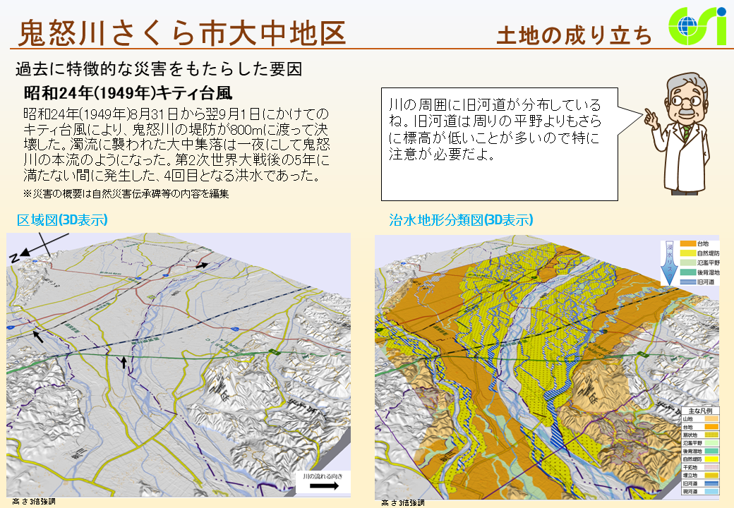 鬼怒川さくら市大中地区特性図2