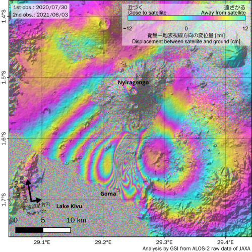 SAR interferogram (2020-07-30/2021-06-03) 