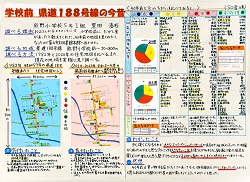 作品名：学校前県道１８８号線の今昔