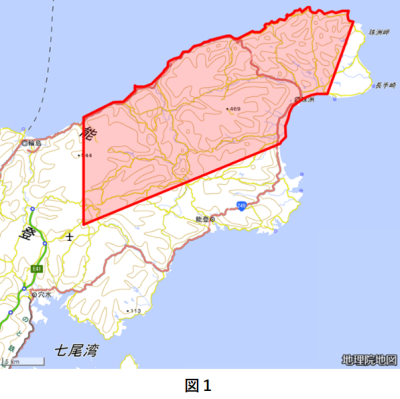 能登半島3D作成範囲