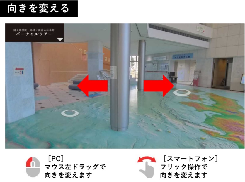 向きを変える方法
