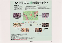 作品名：～聖中周辺の緑の量の変化