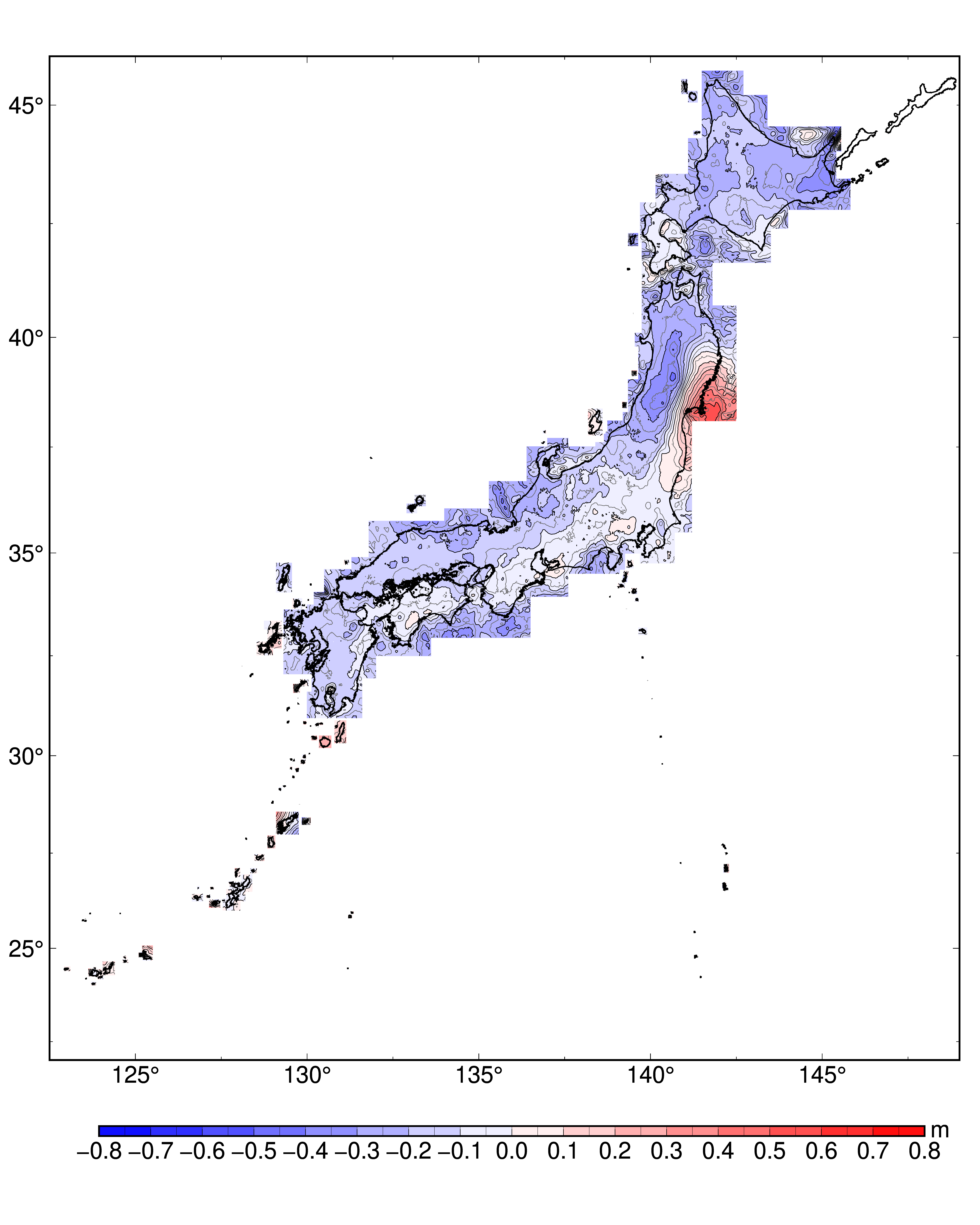 測地成果2024移行のための三角点標高補正パラメータ