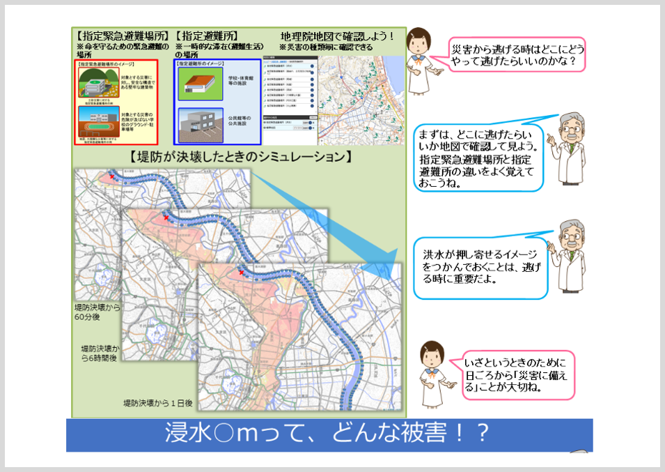 災害から逃げるへのリンク